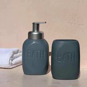 Set 2 Accesorios De Ba&ntilde;o Dispensador De Jab&oacute;n Y Vaso Cer&aacute;mica Nordico