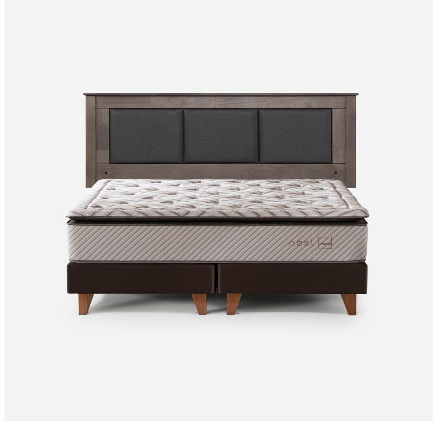 Cama Europea Rosen Nest / King / Base Dividida + Respaldo image number 0.0