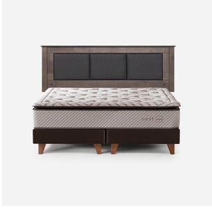 Cama Europea Rosen Nest / King / Base Dividida + Respaldo