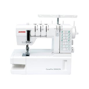 Combo Janome M&aacute;quina Colleretera 2000CPX + M&aacute;quina Overlock 8002D