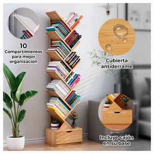 Librero Innovador En Zigzag Para Hogar Y Oficina