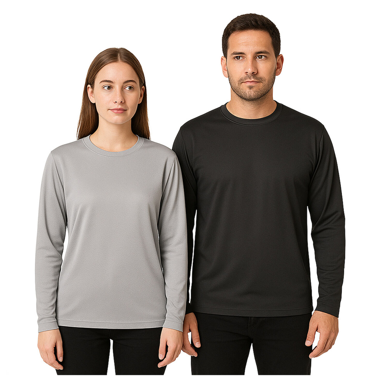 Polera Poli&eacute;ster Manga Larga Otocyon Essential Unisex image number 0.0