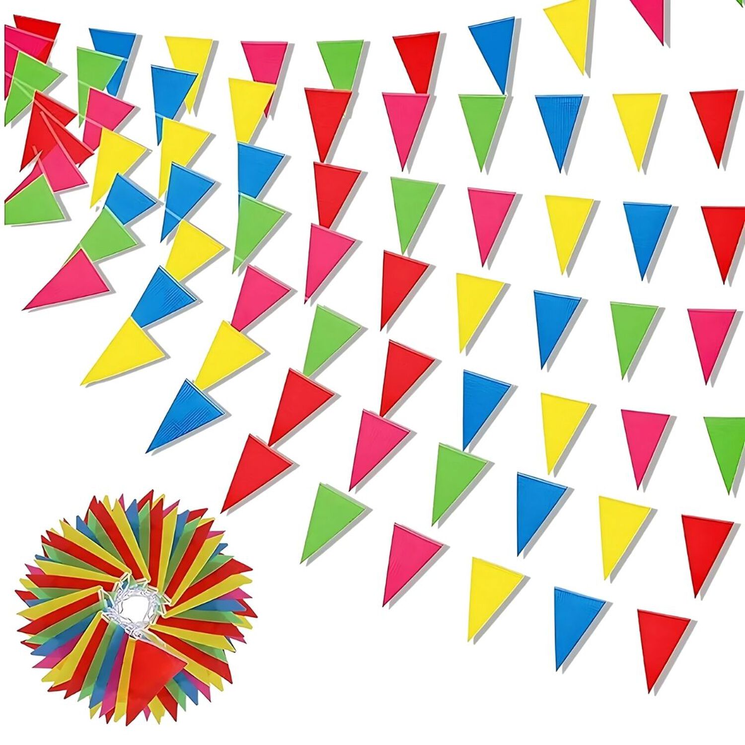Banderines Multicolor 80mm X150 Para Fiestas Y Cumplea&ntilde;os image number 1.0