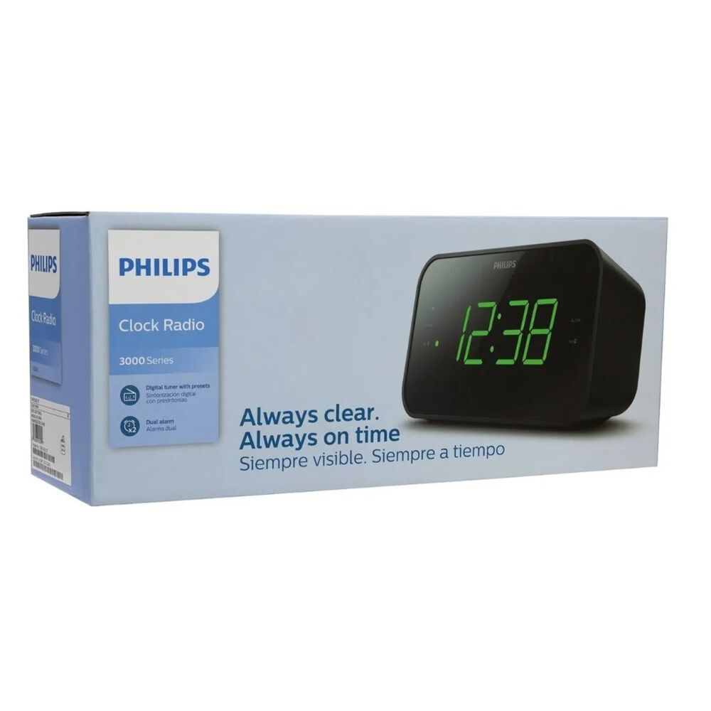 Bdstar3306 Radio Reloj Philips Negro image number 4.0