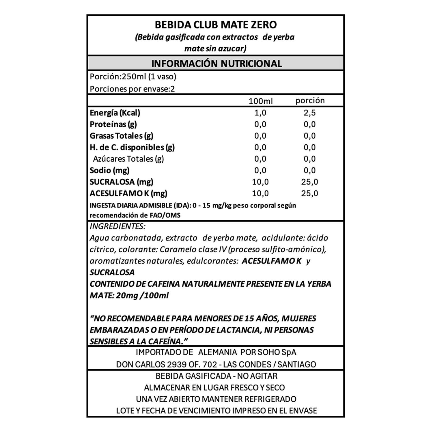 Bebida Mate Natural Zero Club Mate 1 X 500 Ml image number 4.0