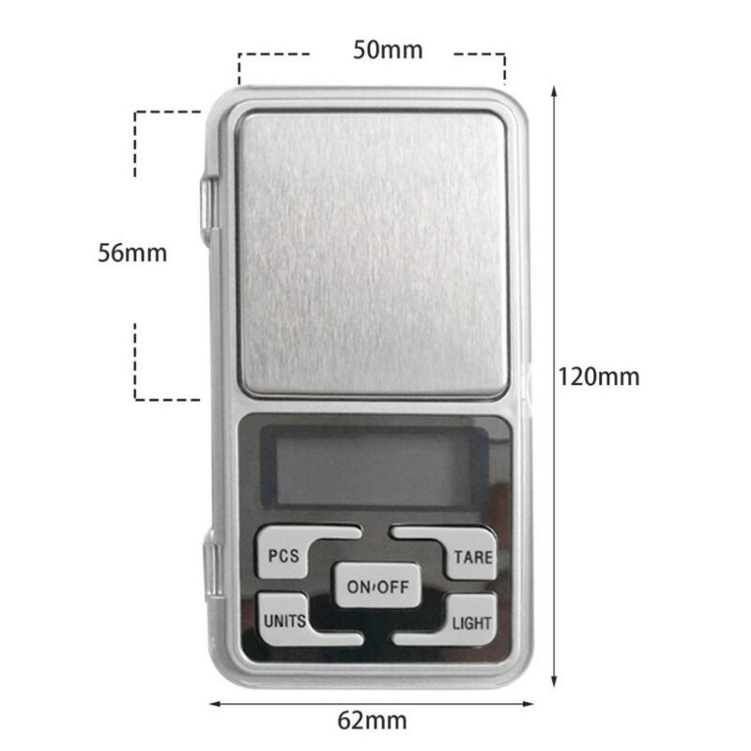 Pesa Gramera Precisi&oacute;n Bolcillo Mini Balanza Digital Cocina Joyas image number 2.0