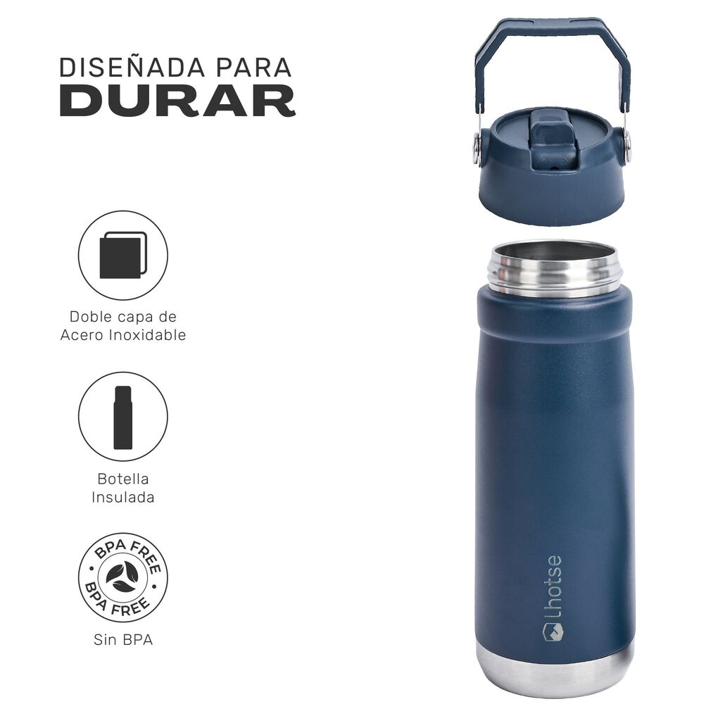 Botella Térmica Insulada Lhotse Adventure 650ml Blue image number 2.0