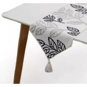 Camino De Mesa Bordado Medida 32x180cm Poliester Corredor