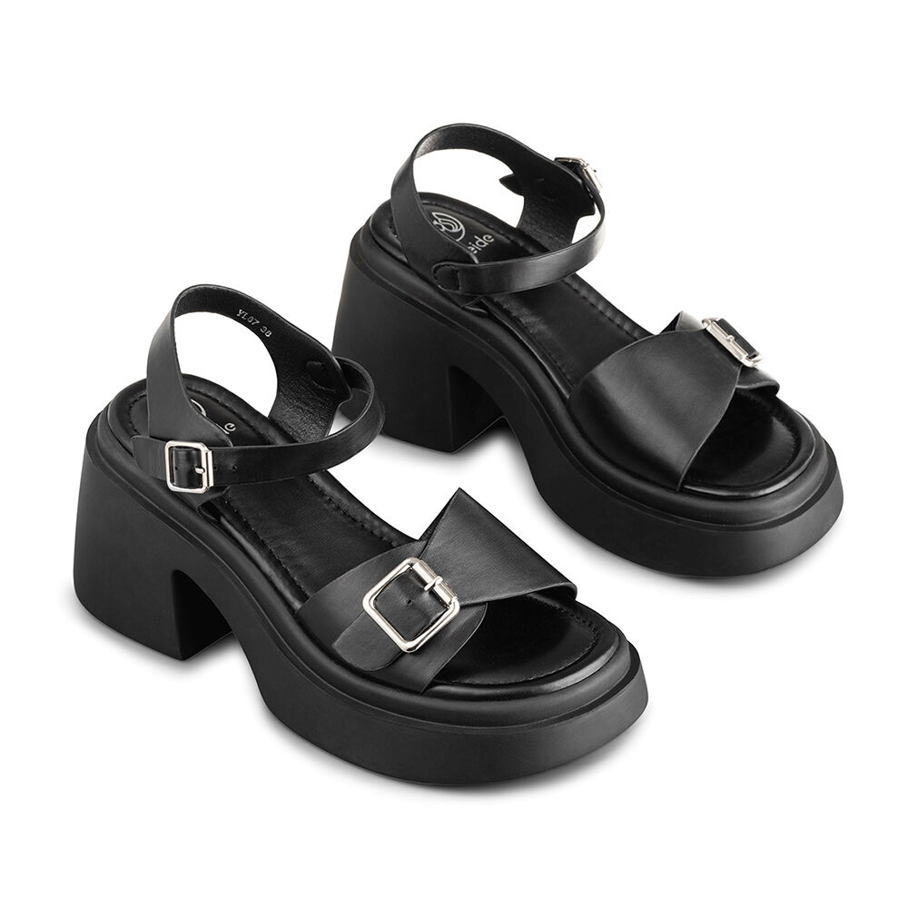 Sandalias Casual Mujer Con Plataforma Y Hebilla Weide Yl87 image number 2.0