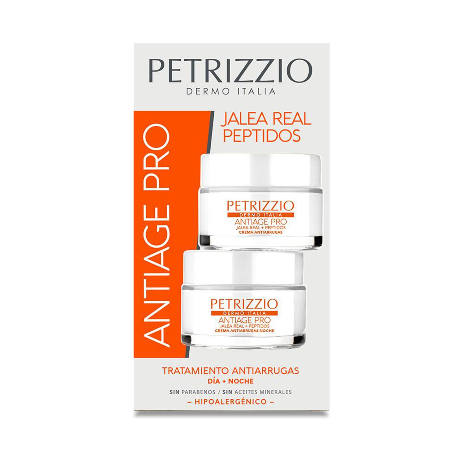 Set De Cremas Antiage Pro Jalea Real Peptidos Petrizzio image number 0.0