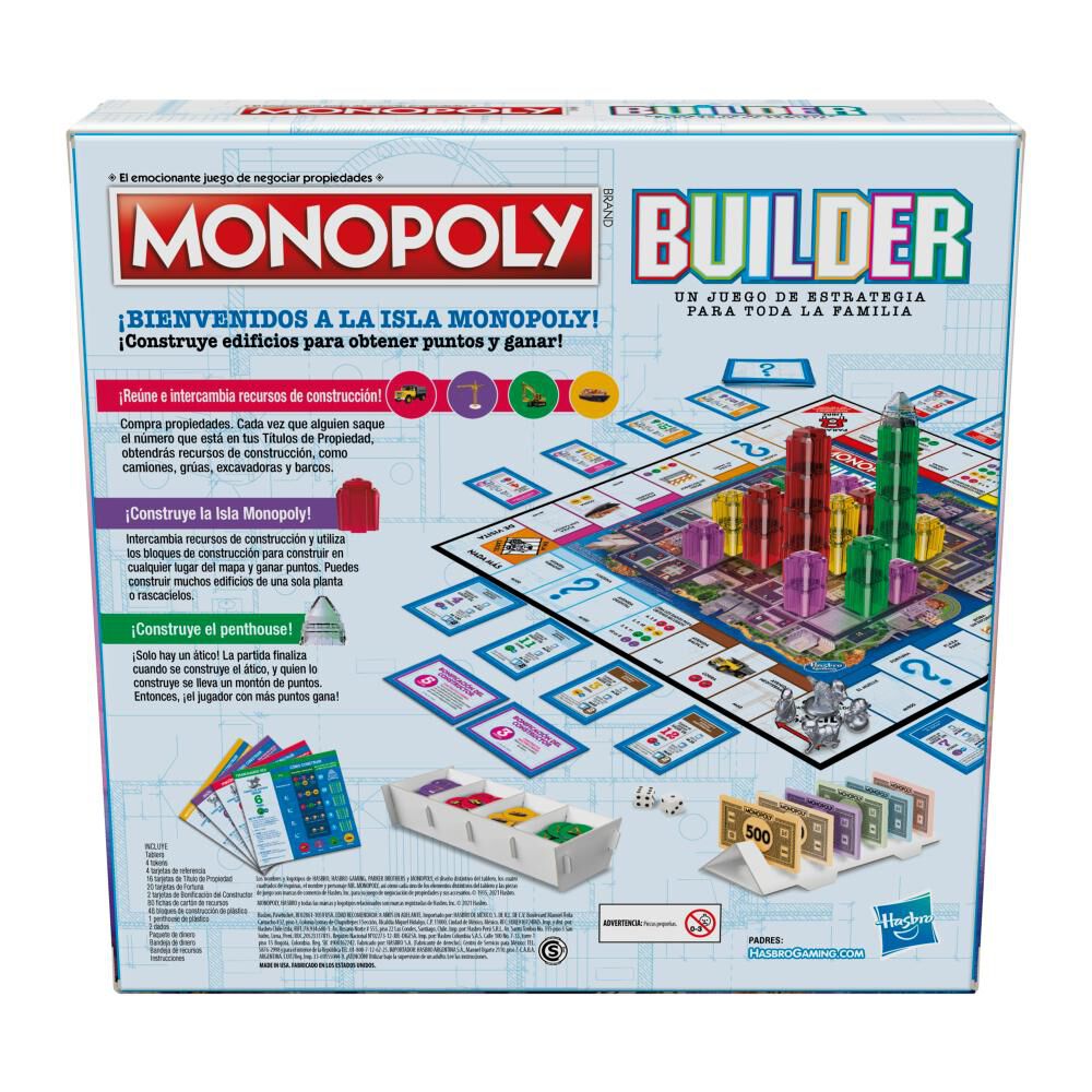 Juego De Mesa Monopoly Builder image number 2.0