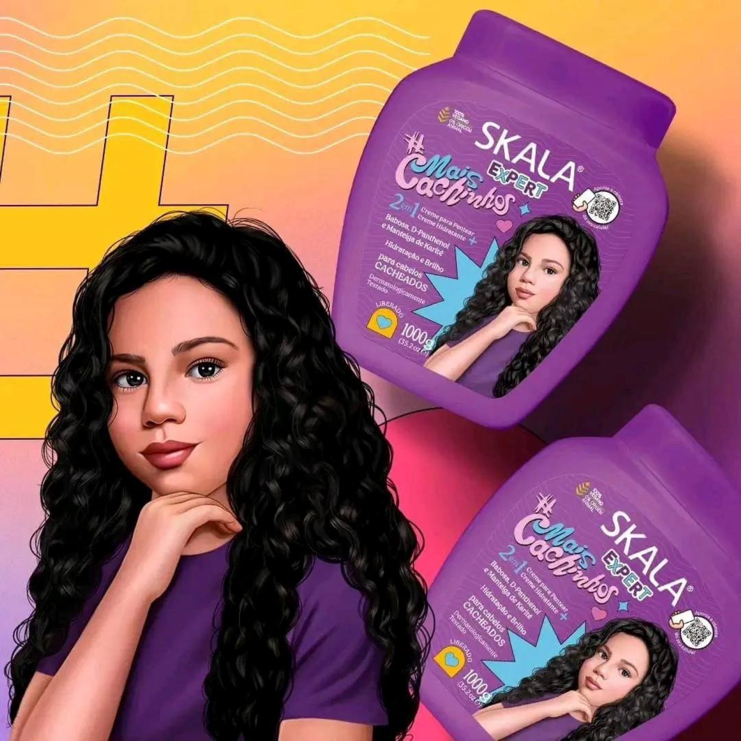 Mascara Mais Cachinhos Kids Expert Skala 1kg image number 2.0