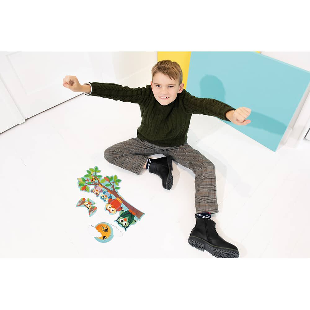 Puzzle 39pcs Doble Con Forma Buho Scratch Europe image number 4.0