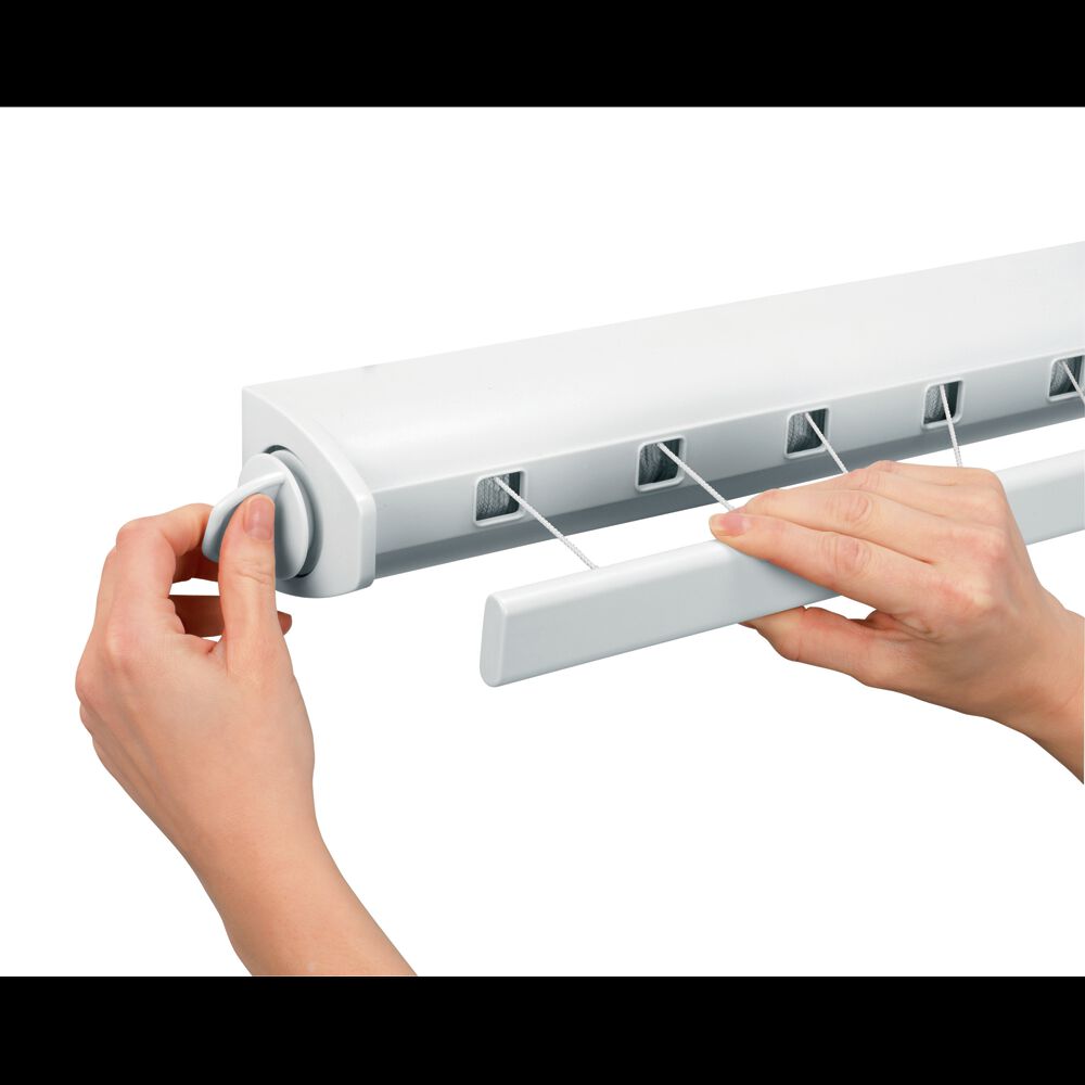 Colgador Retr&aacute;ctil 22 Mt White image number 1.0