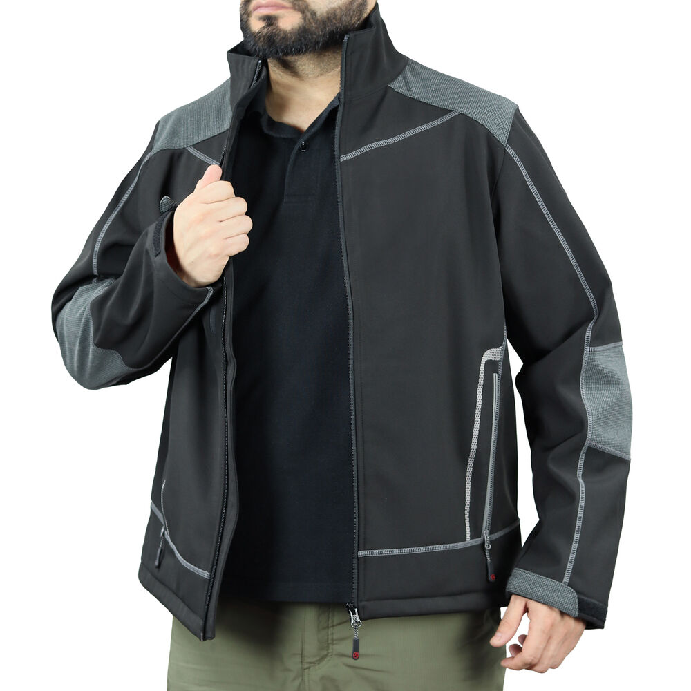 Chaqueta Softshell Hombre Negra Z-1000 image number 1.0