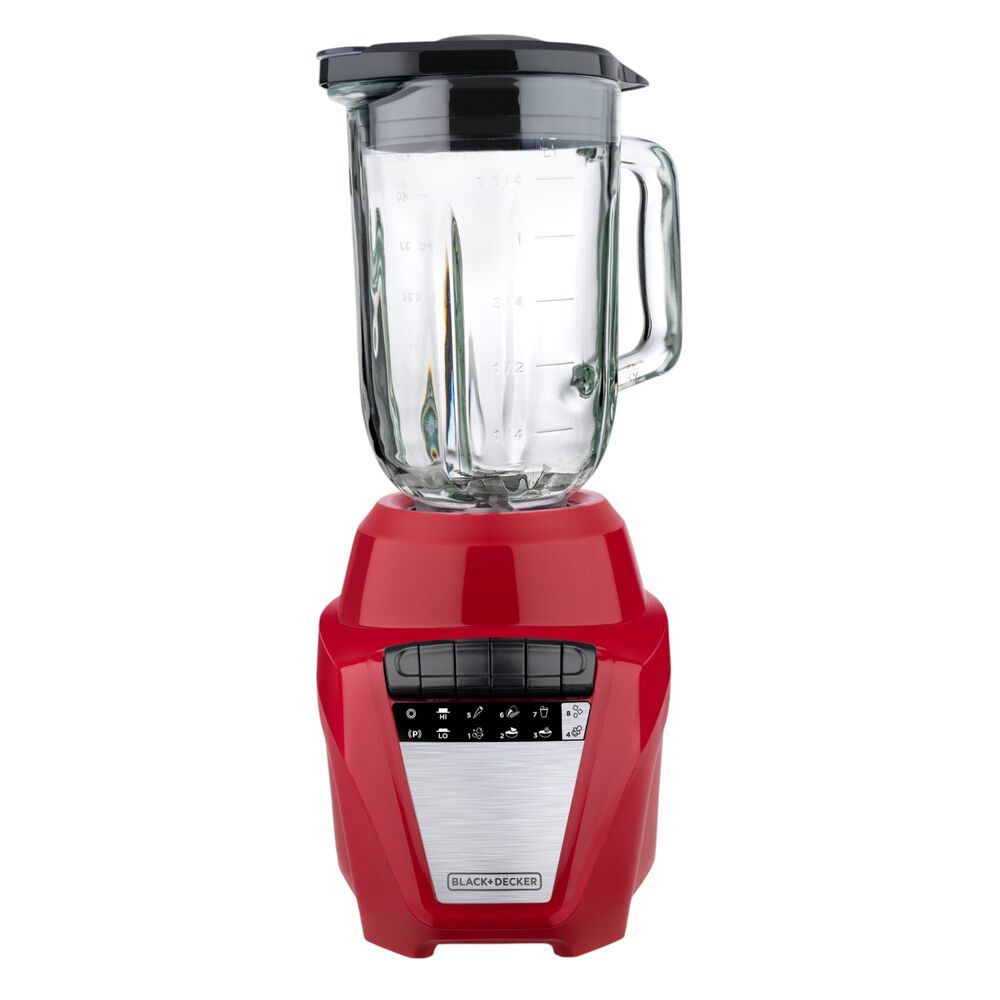 Licuadora Black+decker 700w Vaso De Vidrio 1.5l Roja image number 6.0