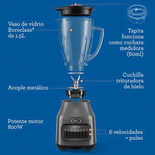 Licuadora Oster BLSTPEGGPB-052 / 1.5 Litros / 800 Watts