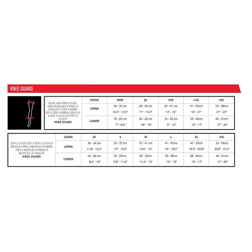 Rodillera Leatt 3df 6.0 Blanco/negro Xxl image number 2.0