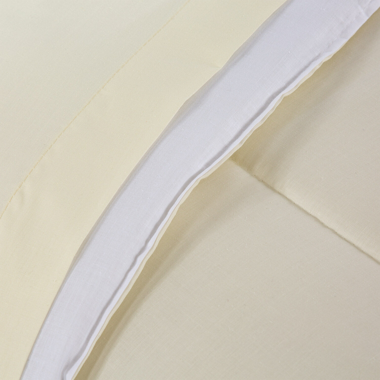 Plumon Bicolor Beige Blanco Arthome 1.5 Plaza image number 2.0