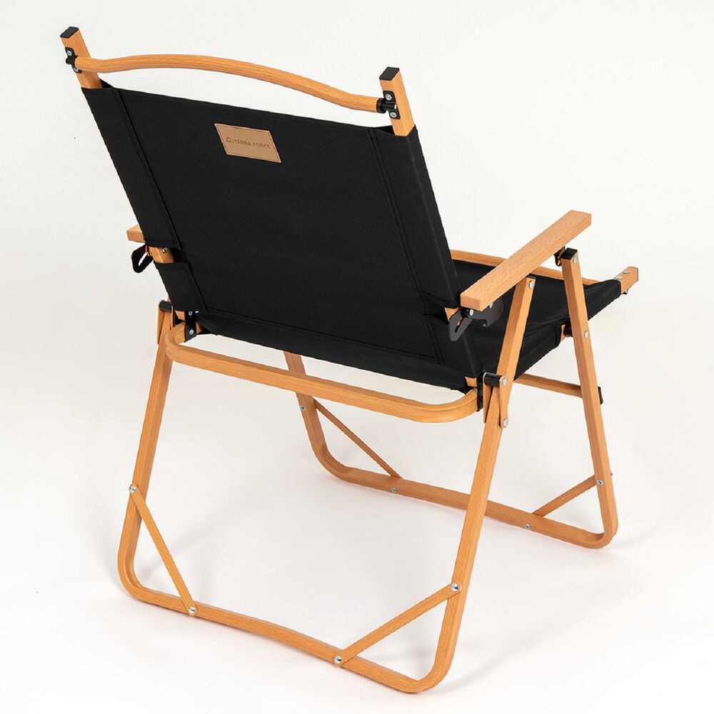 Silla Plegable Camping Reclinable Colbún - Negro image number 3.0