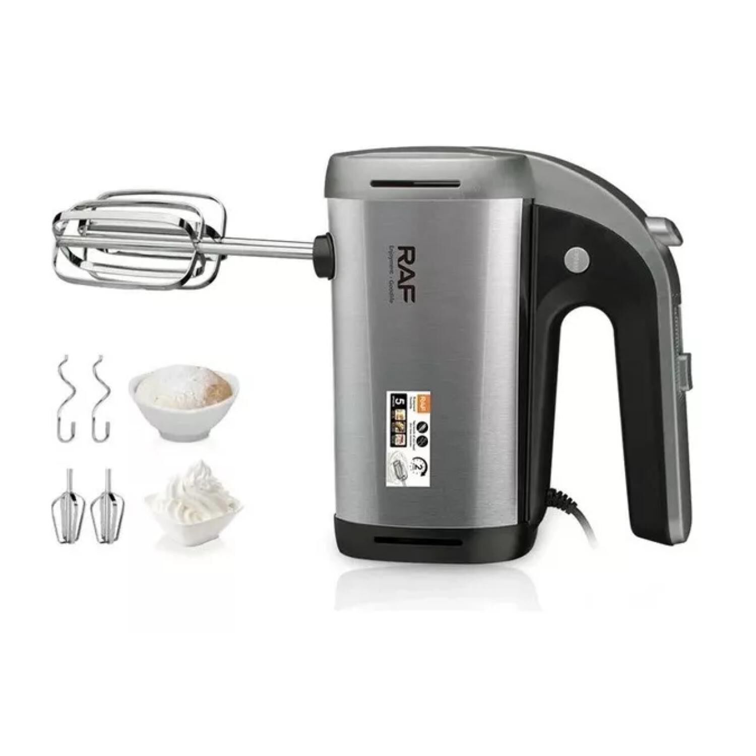 Batidora Electrica De Mano 150w Gris R6691 Raf image number 0.0