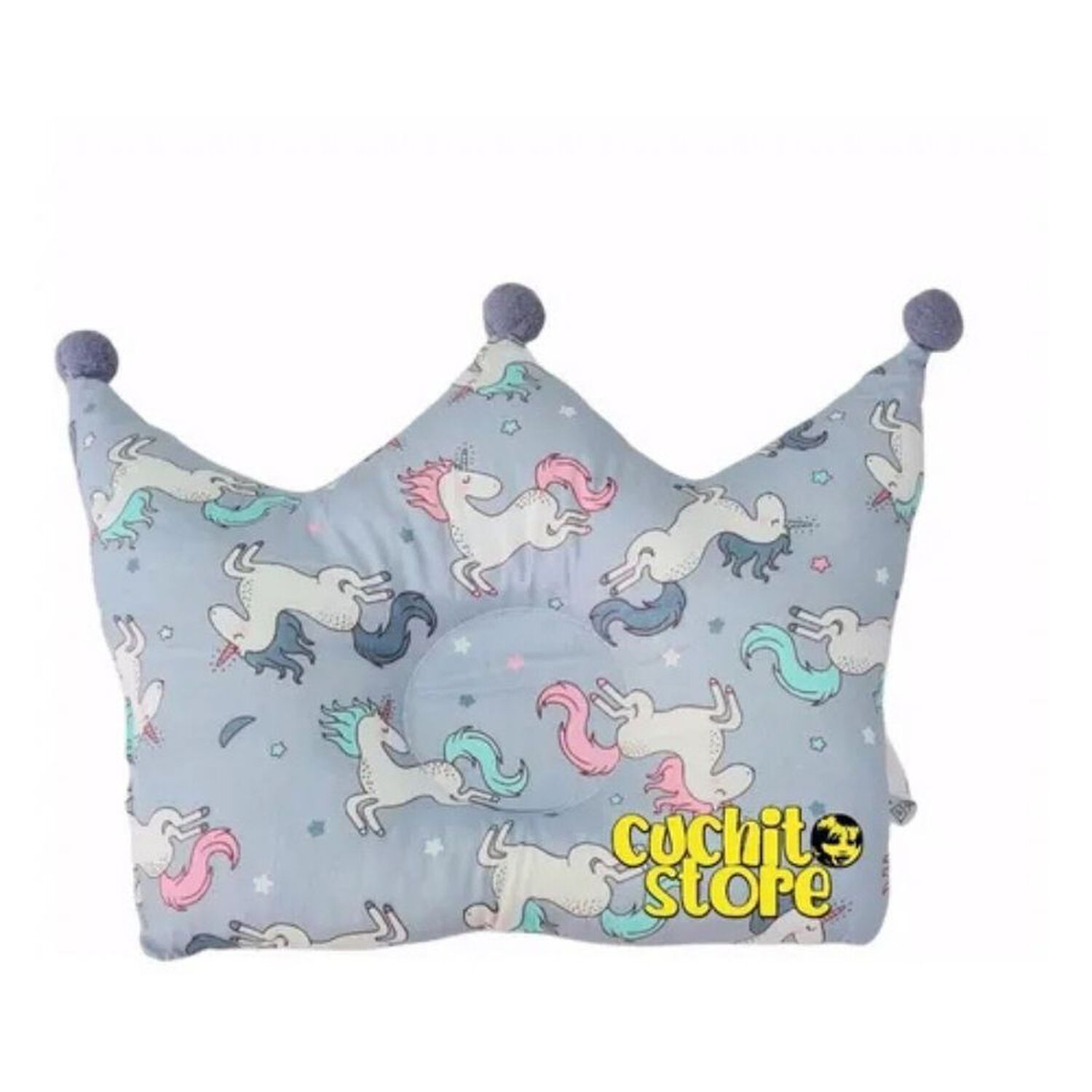 Almohada Corona Coj&iacute;n Bebe Reposa Cabeza Plana Ergon&oacute;mico image number 3.0