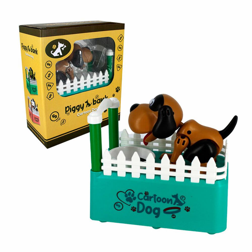 Alcancía Traga Monedas Con Diseño De Perro image number 0.0