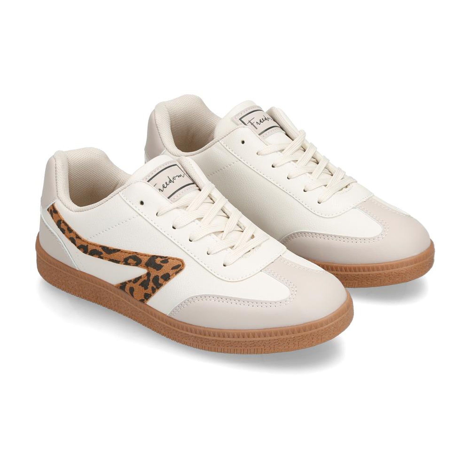 Zapatilla Urbana Mujer Freedom Beige image number 1.0