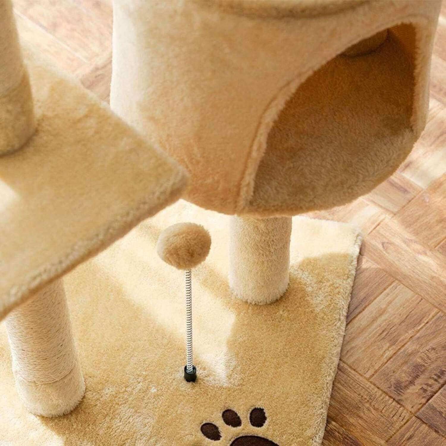 Rascador Para Gatos 1,15 Metros De Altura Beige image number 6.0