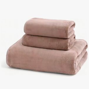 Toalla Extra Larga De Microfibra Rosada