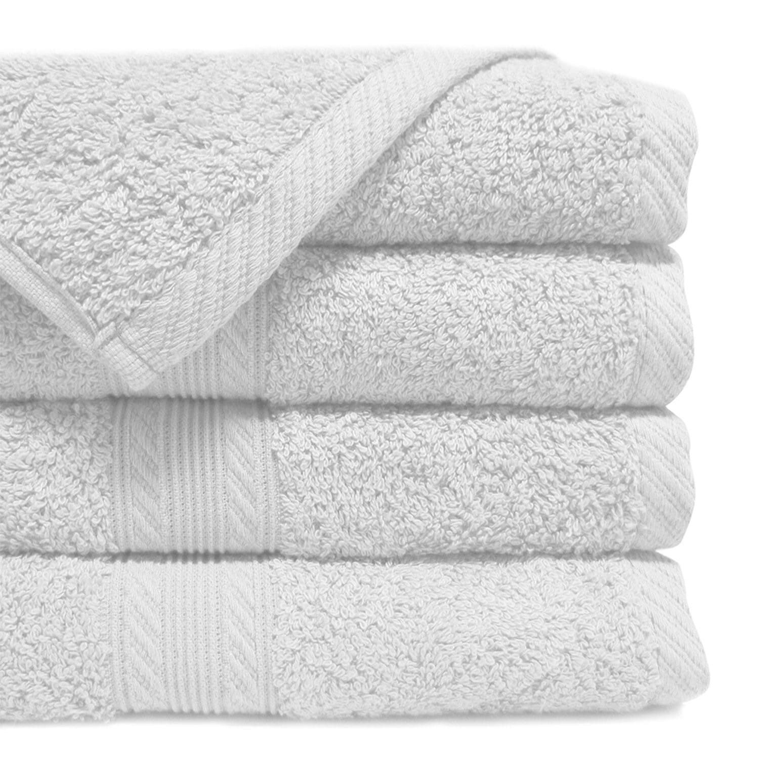 Toalla Hotelera 500 Grs 50x80 Centimetros / Blanca Lourdes image number 1.0