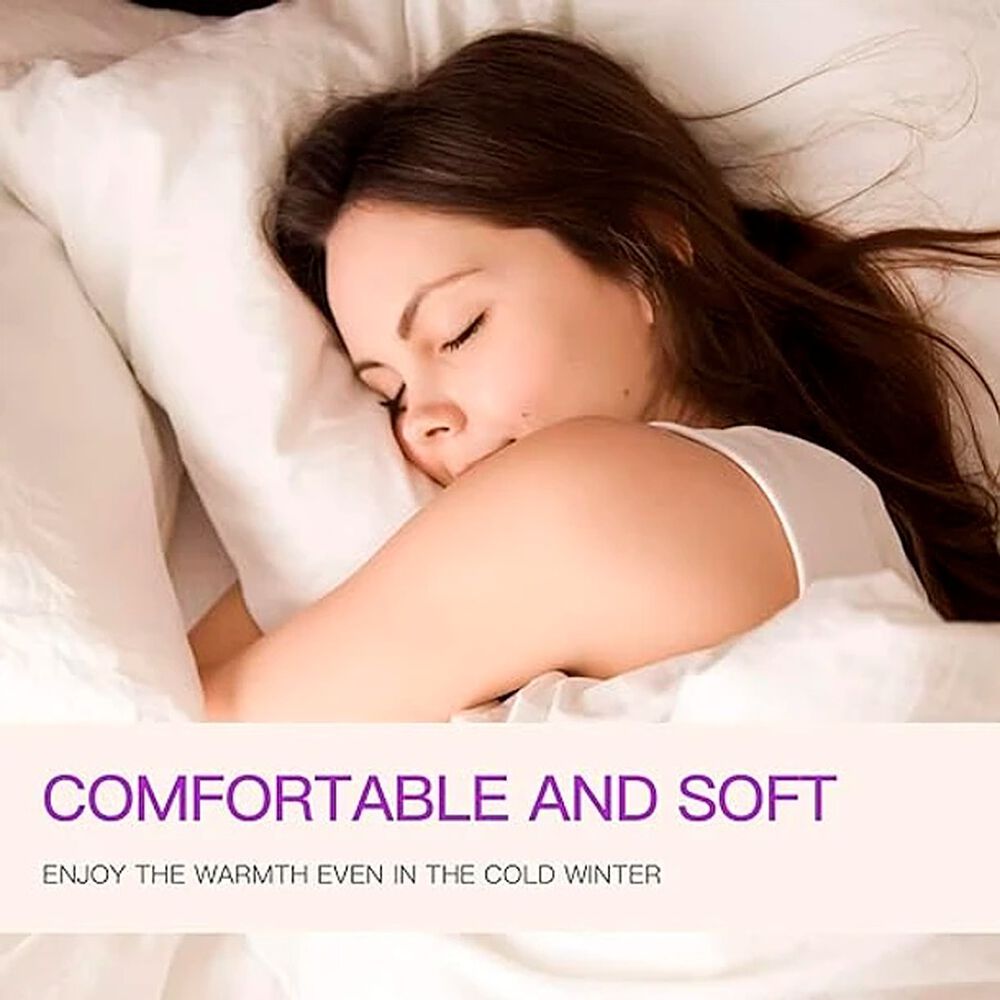 Calienta Cama 2 Plazas Manta Eléctrica 150x180cm Regulable Invierno image number 1.0