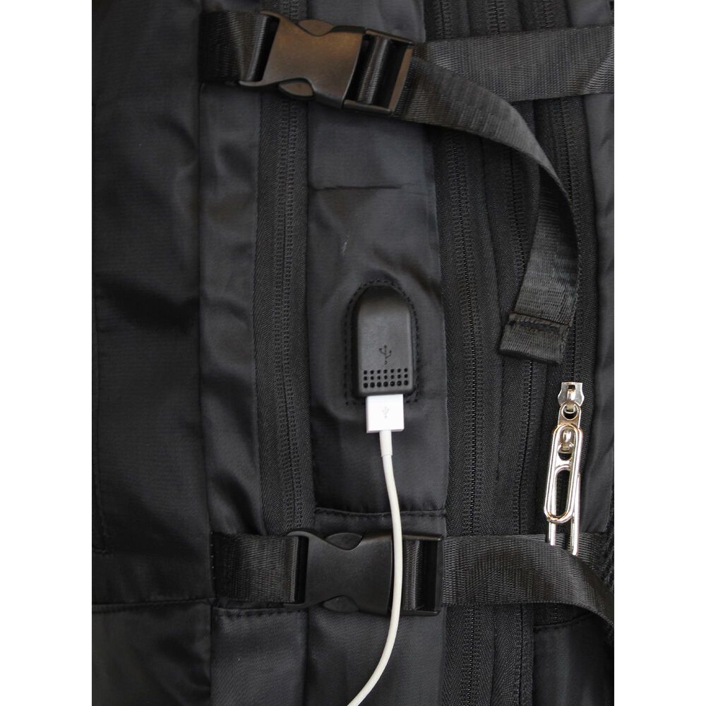 Pack Maleta Grande 23kg + Mochila Viral De Viaje Con Usb Swiss Bag image number 8.0