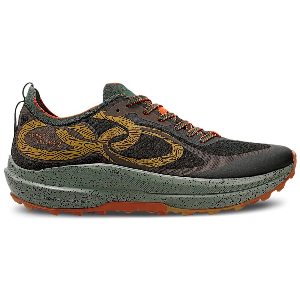 Zapatilla Trail Running Mujer Corre Trilha Café/militar image number 0.0