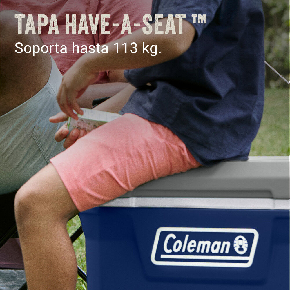 Cooler Coleman 316 Con Ruedas Azul 61 Lt / 65 Qt image number 4.0