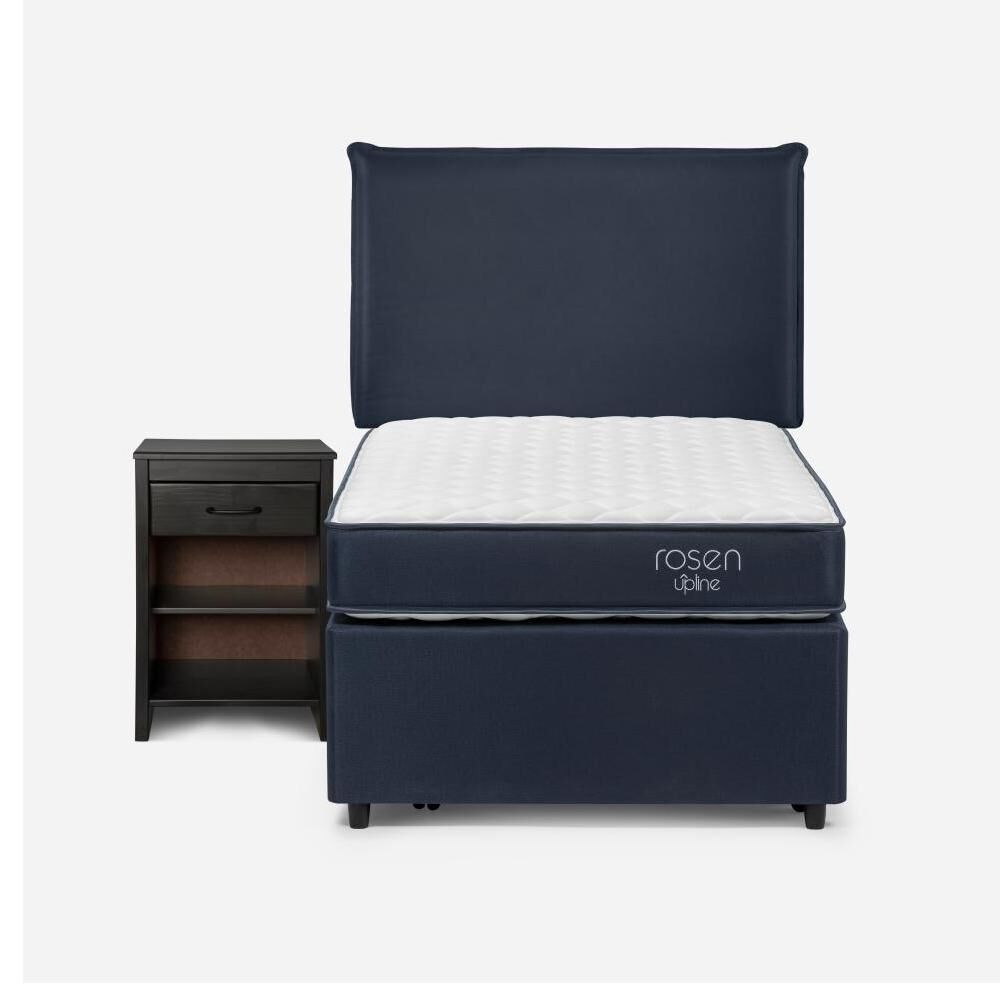 Cama Nido Rosen Upline / 1.5 Plazas / Base Normal + Set De Maderas Maurice image number 0.0