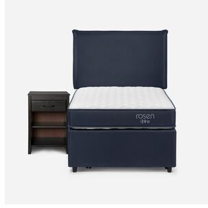 Cama Nido Rosen Upline / 1.5 Plazas / Base Normal + Set De Maderas Maurice
