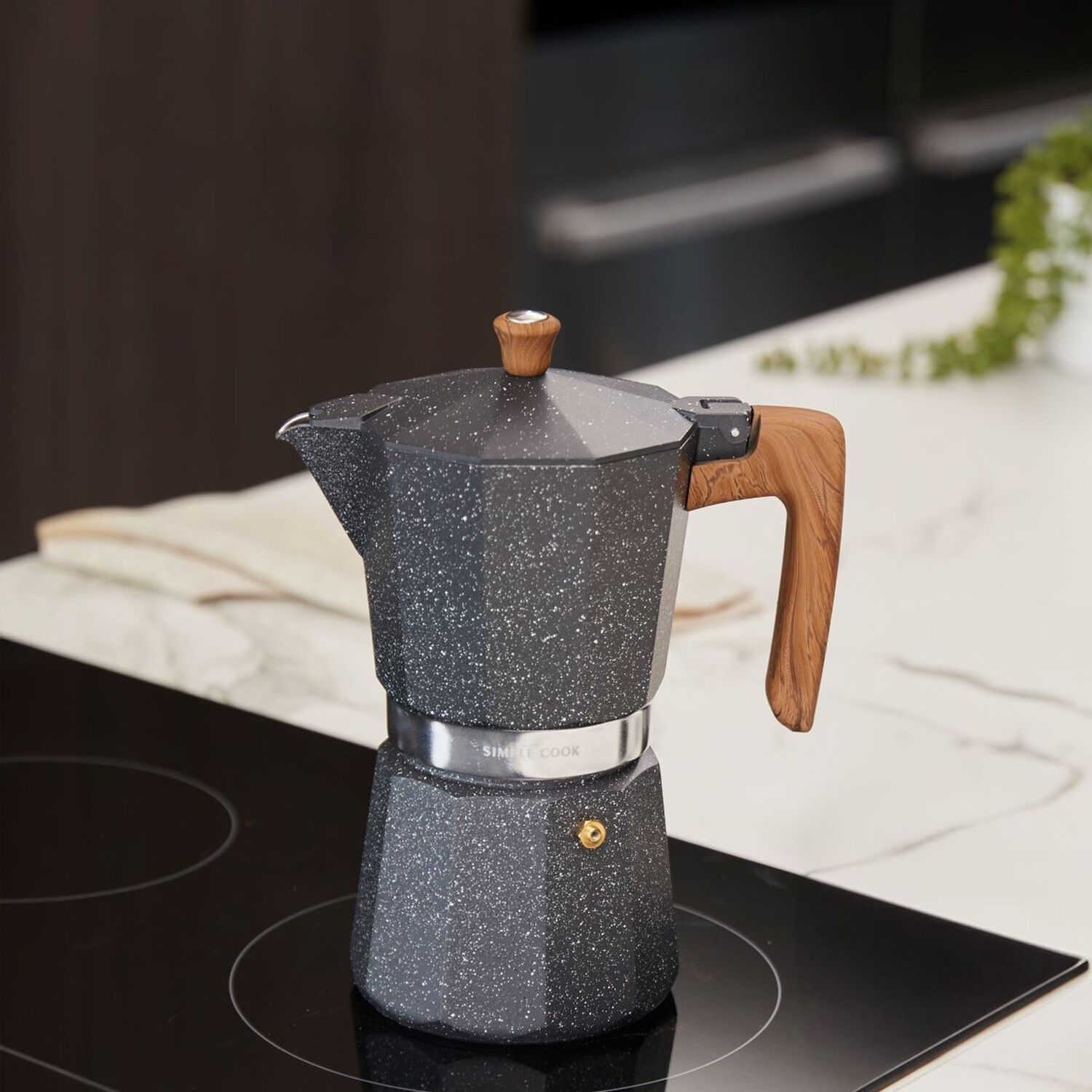 Cafetera Italiana Simple Cook Volterra 6 Tazas image number 7.0