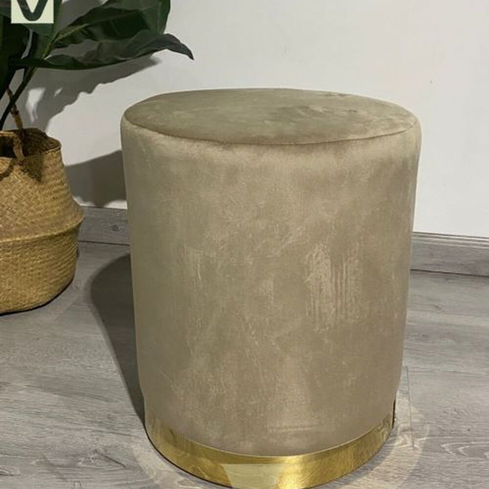 Puff Redondo Terciopelo Fancy image number 0.0