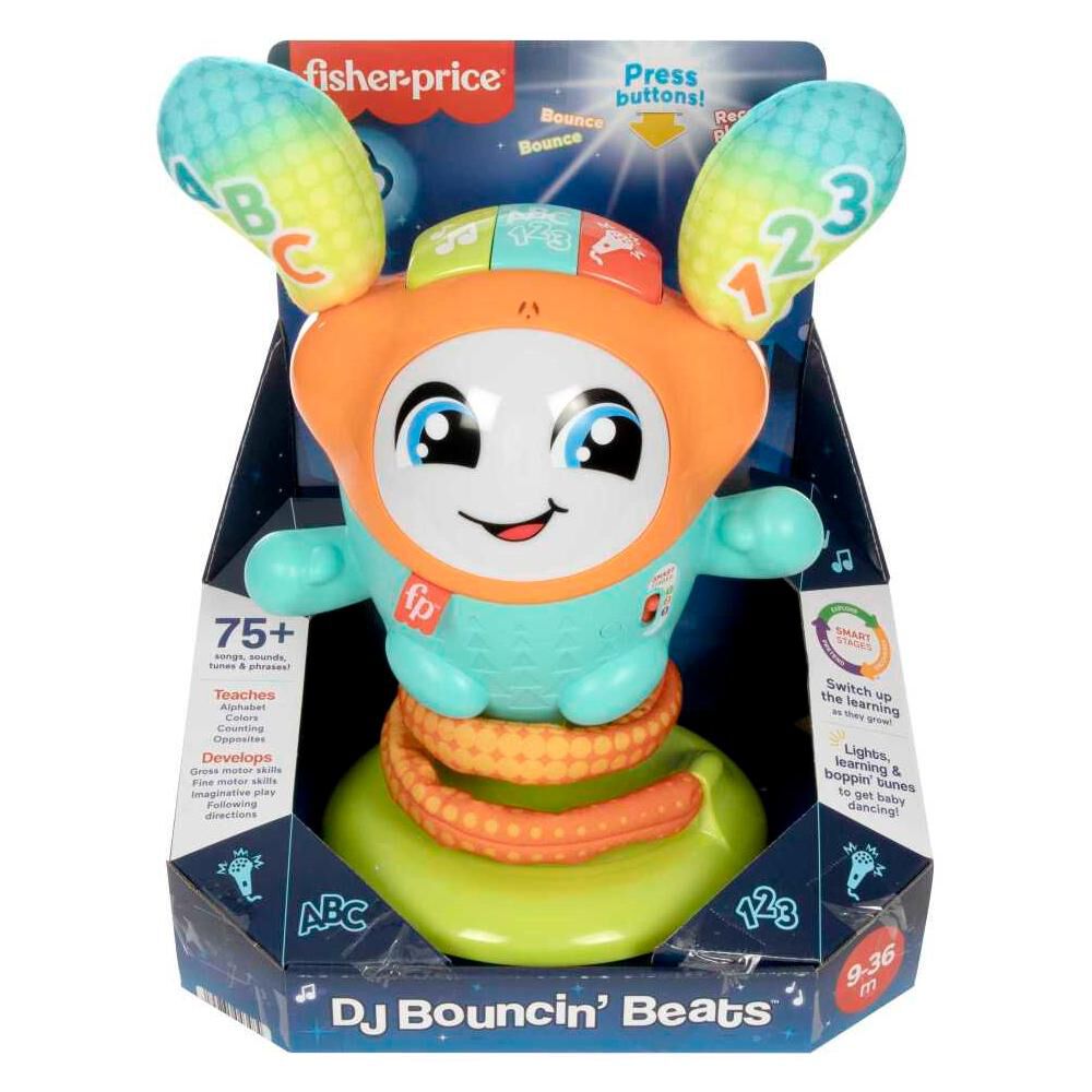 Fisher-price Juguete Para Bebés Dj Bouncy Salta Y Aprende image number 4.0