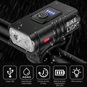 Luces Delanteras Y Traseras Para Lluvia Bicicleta