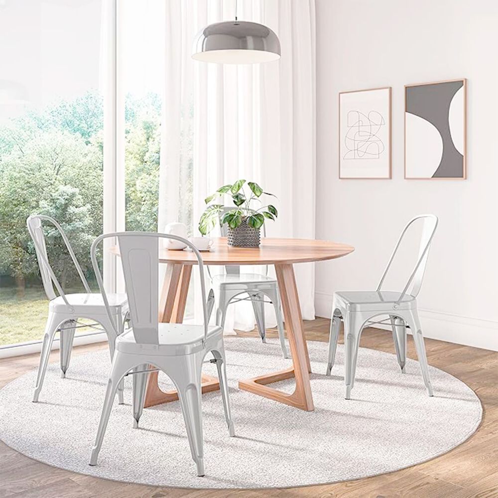 Silla Metal Tolix Blanco image number 7.0