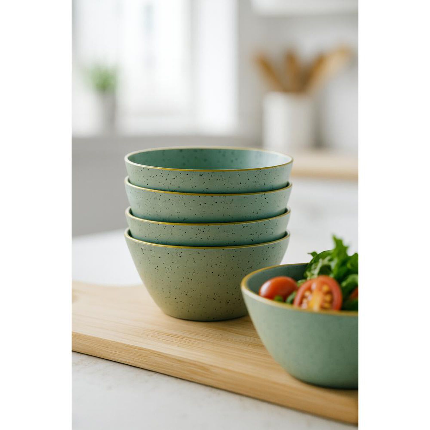 Bowl Bioamboo Menta 15x7 Cm Decogreen image number 5.0