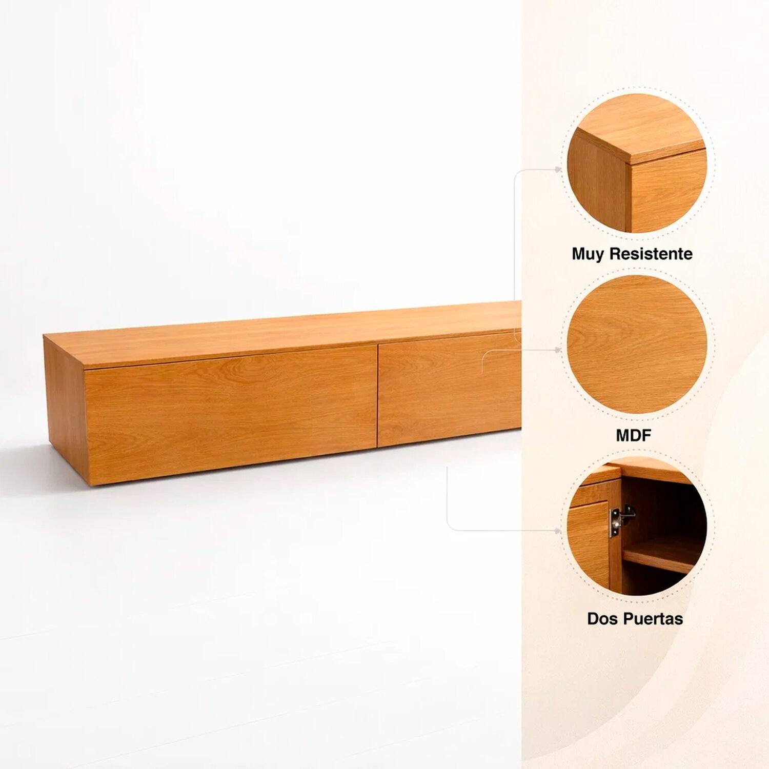 Rack De Tv Terra 160 Madera image number 4.0