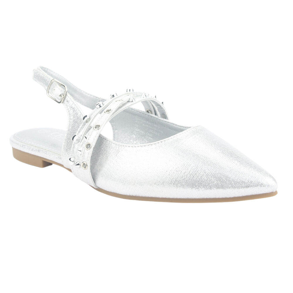 Ballerina Chalada Mujer Maris-6 Plateado Casual image number 2.0