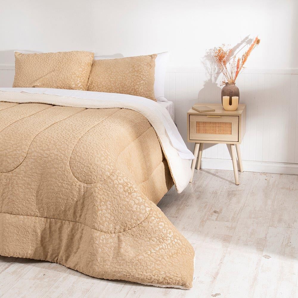 Plumon Coral Emboss King Beige image number 3.0