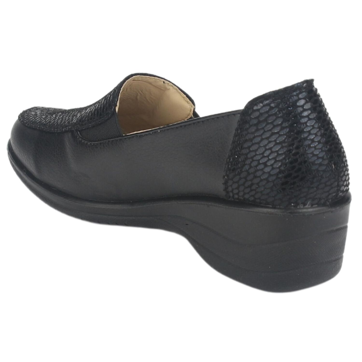Zapato Chalada Mujer Oscar-1 Negro Comfort image number 3.0