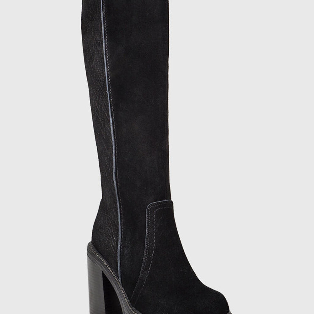 Bota Cuero Dayton Negro image number 5.0