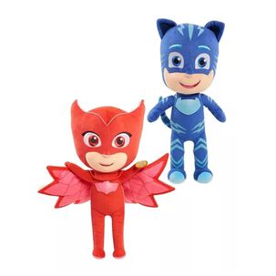 Pack 3 Peluches Catboy Y Amaya 20cm Heroes En Pijama