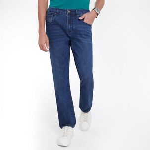 Jeans Tiro Medio Regular Fit Hombre The King's Polo Club